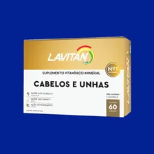Kit 6 Cx Lavitan Mais Hair Cabelos E Unhas 60 Cap (360 Caps) Sabor Sem Sabor Foto mini 2
