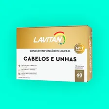 Kit 6 Cx Lavitan Mais Hair Cabelos E Unhas 60 Cap (360 Caps) Sabor Sem Sabor Foto mini 4