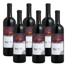 Kit 6 De Cezaro Vinho Tinto Suave Orgânico Nacional Bordô Foto  mini 1