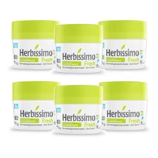 Kit 6 Desodorante Creme Herbissimo Fresh 55g Foto  mini 1