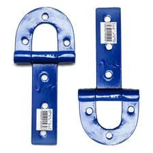 Kit 6 Dobradiça Porteira 170mm Nº 1 Aço Carbono Bufalo Foto mini 4