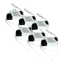 Kit 6 Driver Led Reator Fonte Plafon 12w ,18w 24w 25w Bivolt Foto mini 1