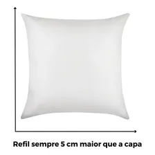 Kit 6 Enchimentos Refil Almofada 40x40 Fibra Siliconada 250g Foto mini  3