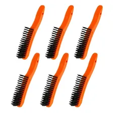 Kit 6 Escova Manual Aco Remover Tinta 4x16 - Starfer Foto  mini 1