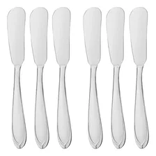 Kit 6 Espatula Aco Inox P/manteiga Laguna Tramontina Foto mini 1