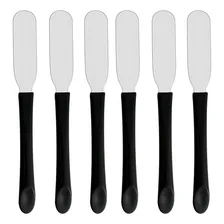 Kit 6 Espátulas Manteiga Patê Geleia 17,5cm Espátulas Inox Foto mini 1