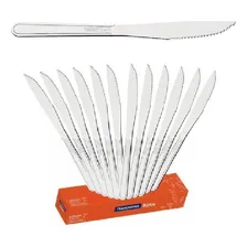 Kit 6 Facas Churrasco Búzios Inox Tramontina Jantar Talher Foto mini  3