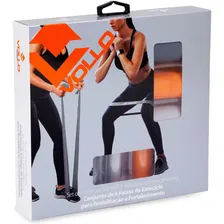 Kit 6 Faixas Elásticas Treino Em Casa Ginastica Exercicio Foto mini  3