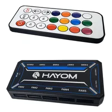 Kit 6 Fans Hayom Led Rgb 120mm C/ Controladora - Fc1306 Foto mini 3