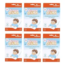 Kit 6 Fever Friends Adesivos Refrescantes Alivio Febre Bebê Foto mini 1
