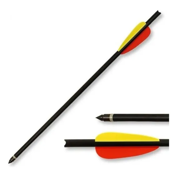 Kit 6 Flechas De Alumínio Para Besta / Balestra 20 Red Foto 1