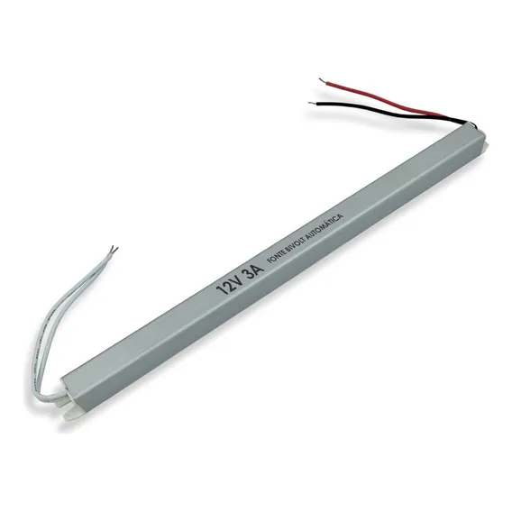 Kit 6 Fonte Driver Slim Mini 12v 36w 3a Bivolt Ip20 Chaveada Foto 1