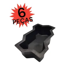 Kit 6 Formas Intertravada Para Bloquetes De Cimento Foto mini 4