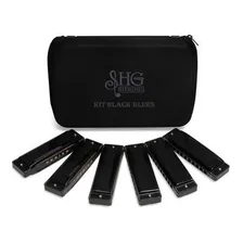 Kit 6 Gaitas Hering Black Blues Com Case Foto mini 2
