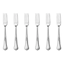 Kit 6 Garfos Sobremesa Hercules Classique Aço Inox 493-005p Foto  mini 1