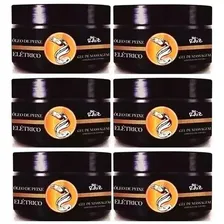 Kit 6 Gel Massagem Oleo De Peixe Eletrico 250g Bio Raiz Tipo de embalagem Pote Fragrância Suave Tipos de pele Todas Foto mini 1