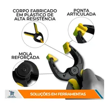 Kit 6 Grampo Garra Com Mola 6 Pol Sargento Para Marcenaria Foto mini 2