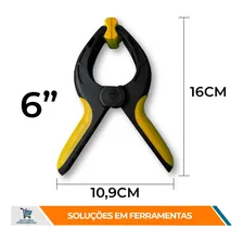 Kit 6 Grampo Garra Com Mola 6 Pol Sargento Para Marcenaria Foto mini 4