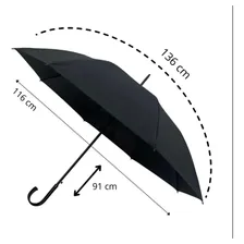 Kit 6 Guarda Chuva Portaria Automático Reforçado Foto mini  3