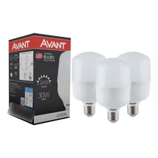 Kit 6 Lâmpada Led Bulbo 30w Avant Luz Branca 6500k Foto mini  2
