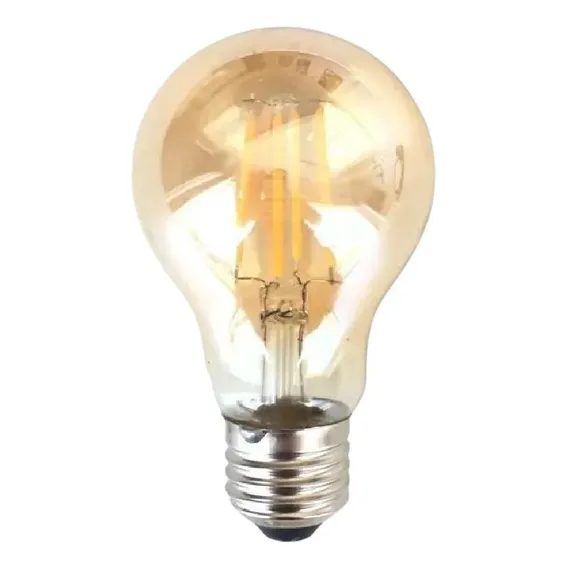 Kit 6 Lampada Led Filamento 4w Vintage Quente E27 Bulbo Foto 1
