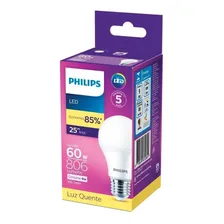 Kit 6 Lampadas Philips LED Bulb 9W E27 3000K W Foto mini 1