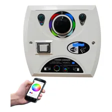 Kit 6 Led Piscina Rgb Cob Colorido + Central Wifi Sodramar Foto mini  2