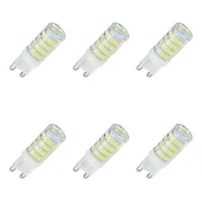 Kit 6 Lâmpada Led Halopim G9 5w Bivolt Luz Branco-frio 127/220v Foto mini 1