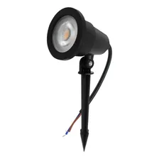 Kit 6 Luminária Espeto Jardim Com Lâmpada Cob Led 7w Branco Quente Foto mini 2