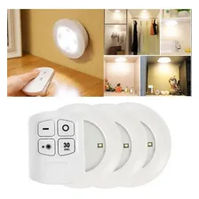 Kit 6 Luminárias Led Spot Sem Fio Controle Remoto A Pilha Foto mini 4