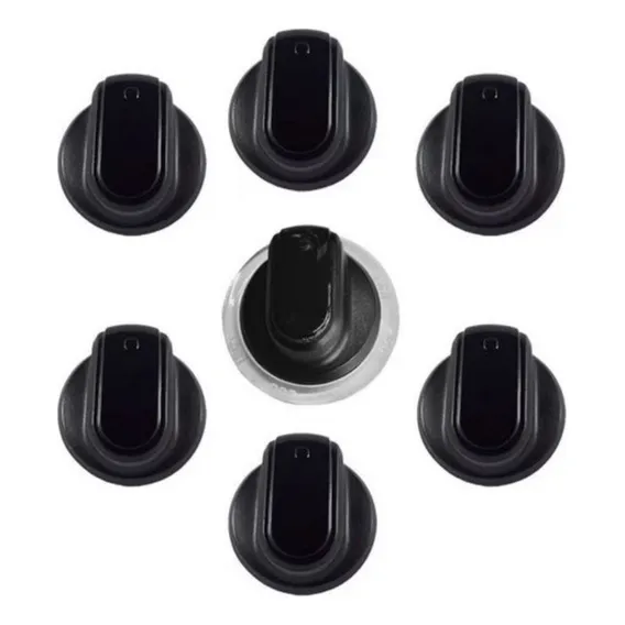 Kit 6 Manipulos/botão Acendimento Fogão Brastemp W10733149 Foto 1
