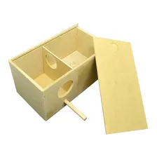 Kit 6 Ninho Em Mdf Tamanho 3 - Agapornis,forpus, Neophemas Foto mini 2