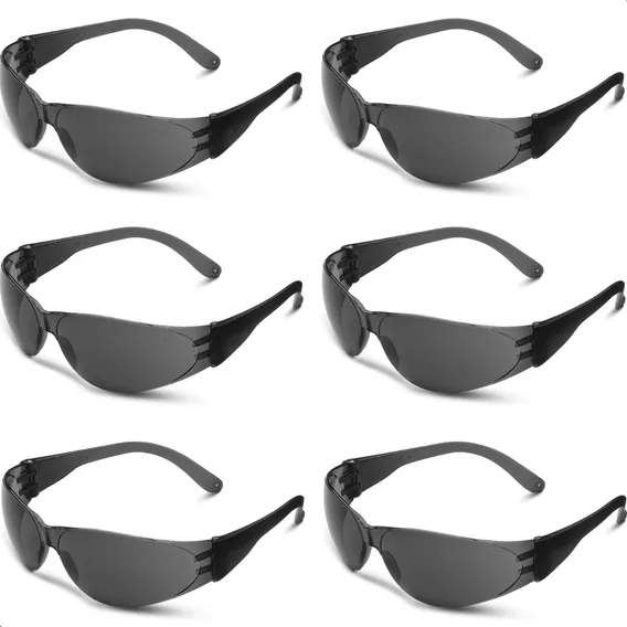 Kit 6 Óculos Proteção Anti Embaçante Uv Anti Risco Segurança Foto 1
