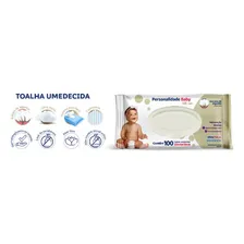 Kit 6 Pacotes Toalha Umedecida Personalidade C/ 100 Unidades Foto mini 2