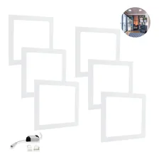 Kit 6 Painel Plafon Led 25w Embutir Quadrado Slim Frio Foto mini 1