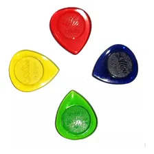 Kit 6 Palhetas Alice 3mm Cores Sortidas Violão Guitar Velvet Foto mini 4