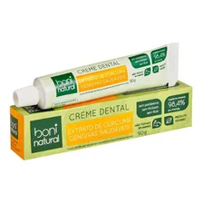 Kit 6 Pasta De Dente Cúrcuma E Hortelã Sem Flúor Vegano 80g Boni Natural Foto mini  2
