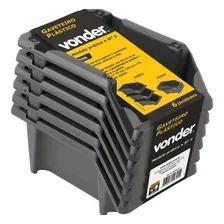 Kit 6 Pcs Gaveteiro Plástico Número 3 Preto Pequeno Vonder Foto mini 4