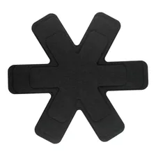 Kit 6 Pçs Protetor Panela Anti Risco Empilhar Guardar Feltro Cor Preto Foto mini  2