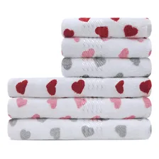 Kit 6 peça toalha banho rosto infantil estampada felpuda Prisma Dohler Foto  mini 1