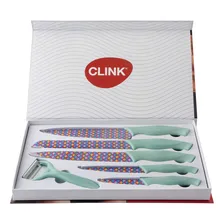 Kit 6 Peças Facas Linha Chefe Em Aço Inoxidável Clink Cor Colorido Foto mini 2