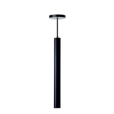 Kit 6 Pendentes Tubo Cilindro Alumínio 40cm Estrutura Preto Foto mini  2