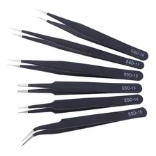 Kit 6 Pinças Anti-estatica Eletronica Bga Reballing Celular Foto  mini 1