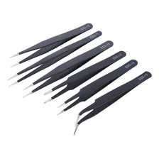 Kit 6 Pinças Anti-estatica Eletronica Bga Reballing Celular Foto mini 4