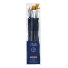 Kit 6 Pincel Profissional Aquarela Arte ArtÃstico Foto mini 2