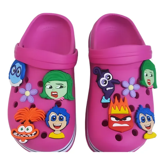 Kit 6 Pins Bottons Emborrachados Para Crocs - Disney Foto 1
