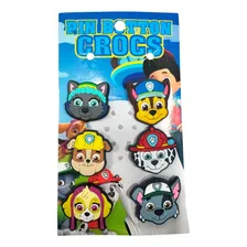 Kit 6 Pins Bottons Emborrachados Para Crocs - O Tema Cor Patrulha Canina Foto mini 4