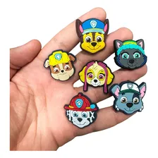 Kit 6 Pins Bottons Emborrachados Para Crocs - O Tema Cor Patrulha Canina Foto mini 3
