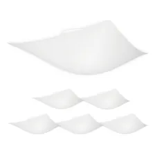 Kit 6 Plafon Solari Quadrado Branco Taschibra 28cm 2x E27 Foto mini 1