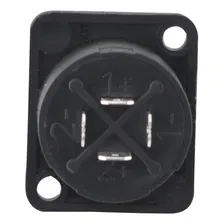 Kit 6 Plug Speakon Fêmea Painel + 6 Plug Speakon Macho Foto mini 3